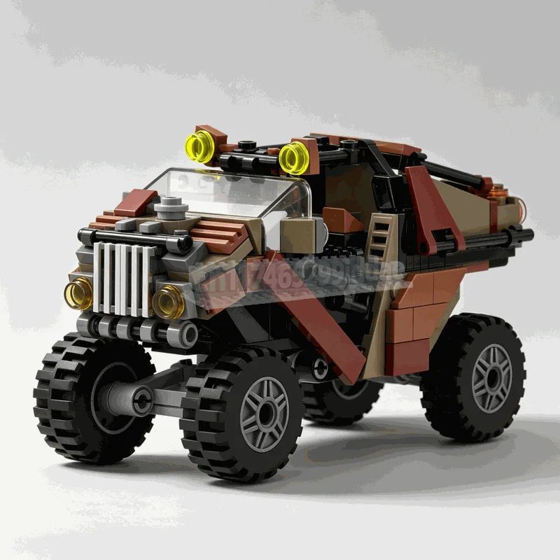 208PCS Pathfinder Rover Off Road Vehicle Building Blocks Adventure Car Model DIY Assembly Toy Creative Display Collection Gift
