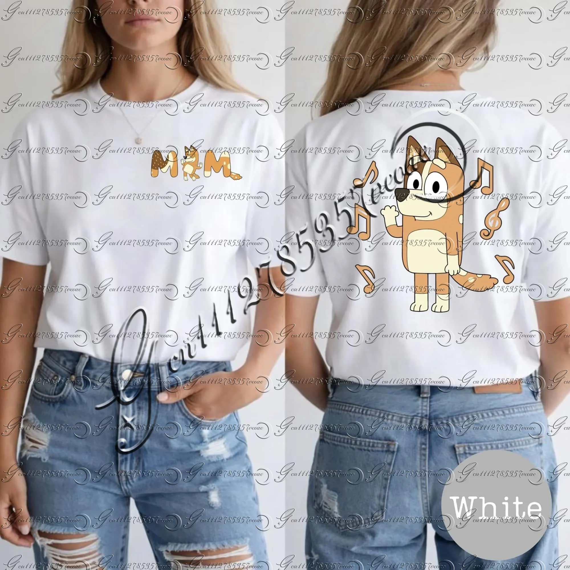 Bluey Mom Tee 1