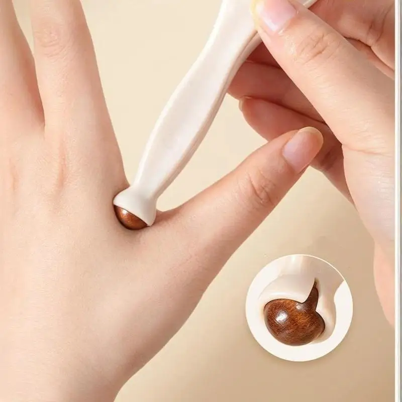 Finger Joint Pain Relief Massager 1Pcs Hardwood Massage Roller for Carpal Tunnel Syndrome Suitable for Students Writers