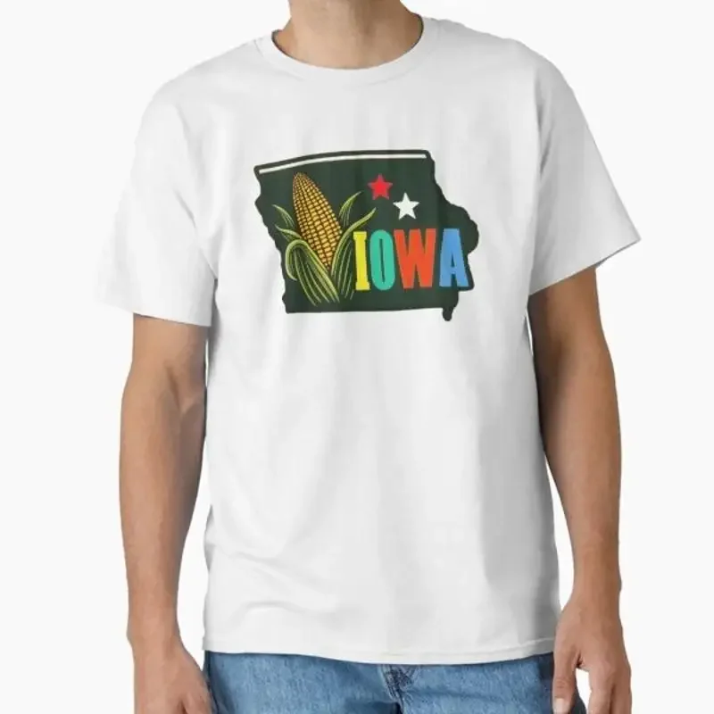 Iowa USA Classic T Shirt Made in US AUS Size S 2XL