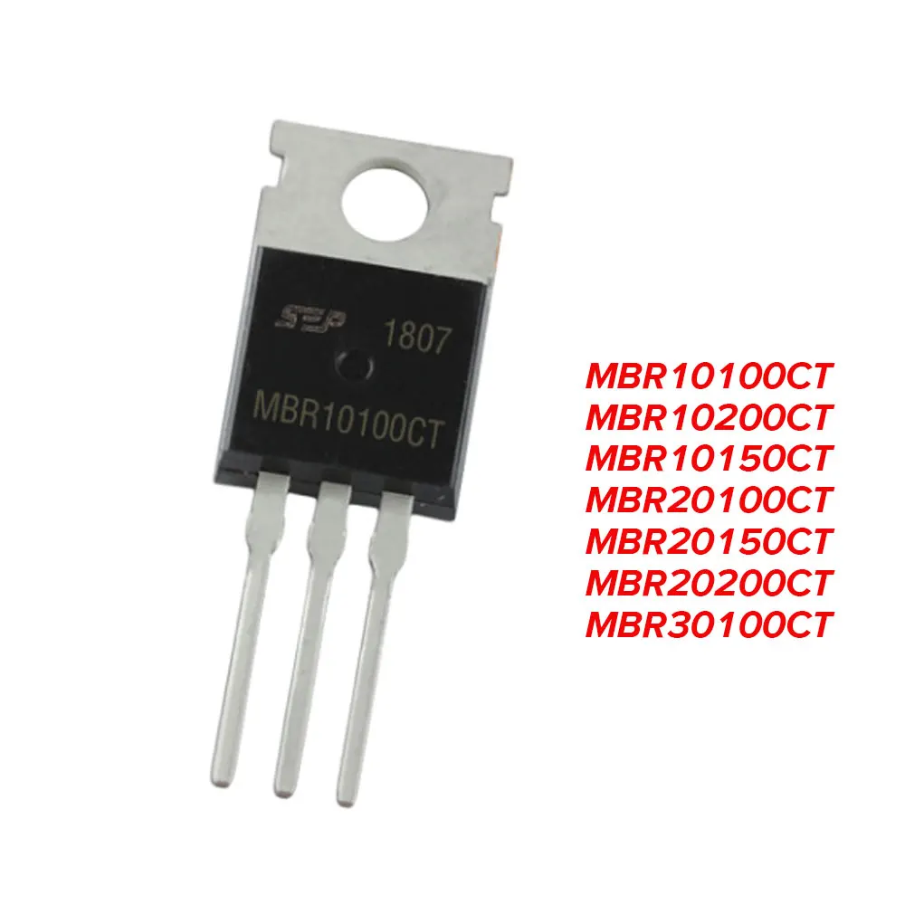 

10PCS MBR10100CT MBR10200CT MBR10150CT MBR20100CT MBR20150CT MBR20200CT MBR30100CT TO-220 TO220