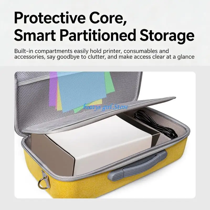 

C7AB Portables EVA Hard Carrying Case Storage Bag Replacement for Liene PixCut S1 Color Photo Sticker Printer, Case Only