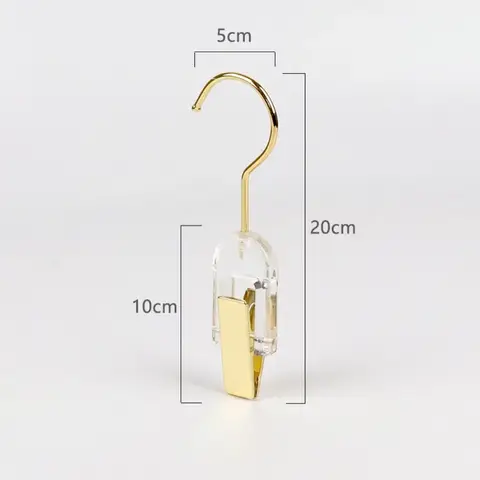 5Pcs 아크릴 클립 의류 매장 Clothespin 정장 바지 스카프 스커트 옷걸이 랙 옷장 옷걸이 투명 천 랙