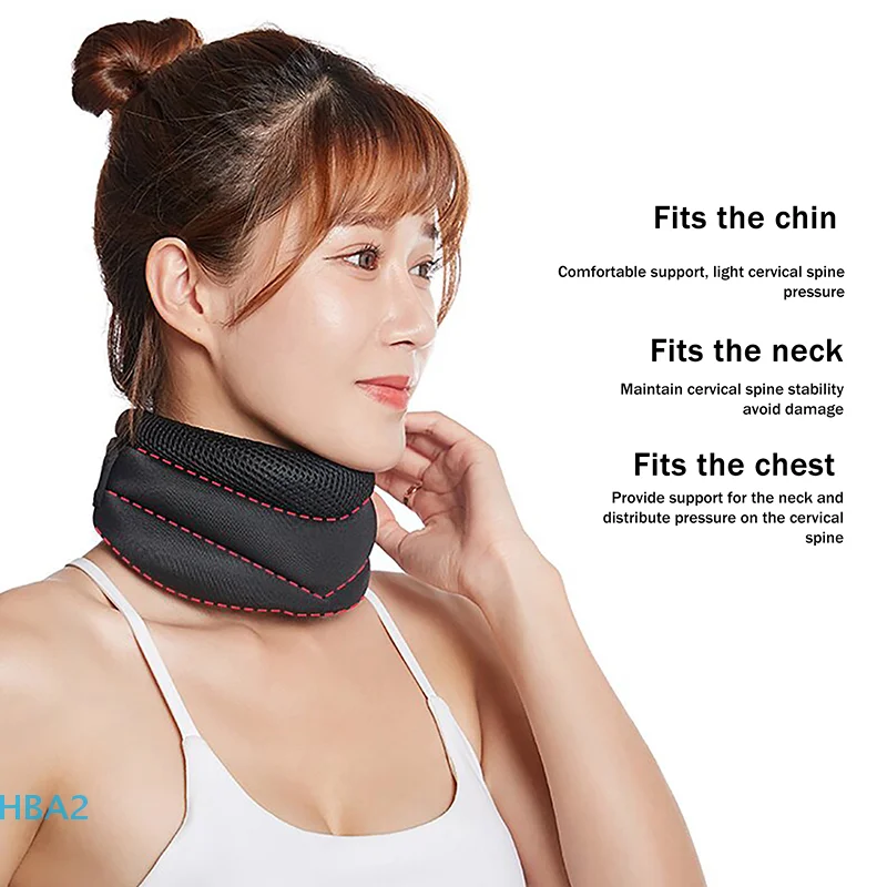 【H】Universal 3-Stage Soft Cervical Collar Anti-Snoring Neck Brace Neck Pain Relief And Shoulder 3D Neck Support For Office Home