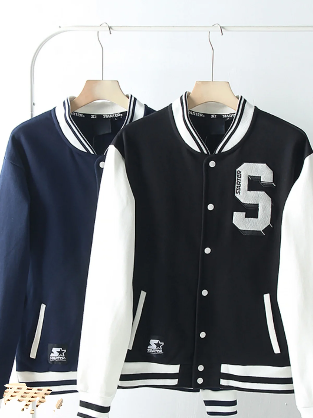 

Strong Recommendation 3D Embroidery Design Men's Spring Autumn Color Blo Retro Baseball Jaet Outerwear Faionable Loose Fit