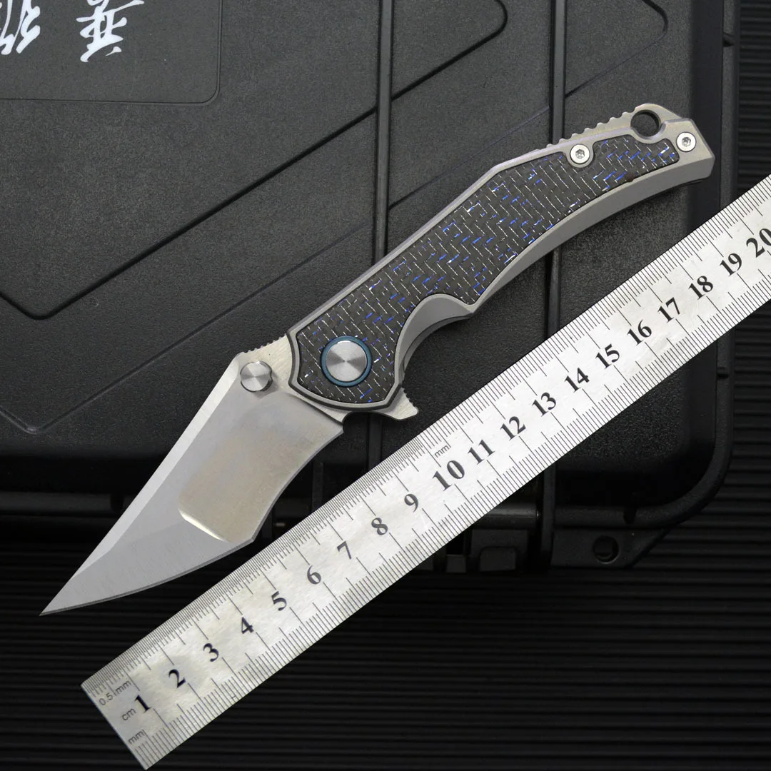 

Новый складной нож из титанового сплава Shadow с лезвием из стали VG10, портативный маленький нож для кемпинга и активного отдыха