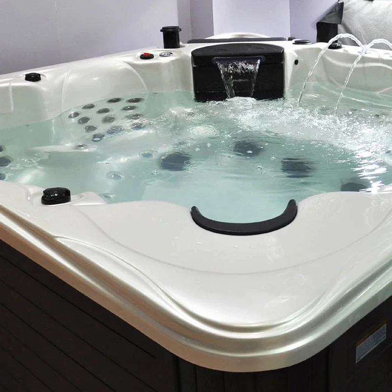 Luxury Acrylic Shell Hot Tub Outdoor Swim Spa With Jacuzzier And Party Massage Bath