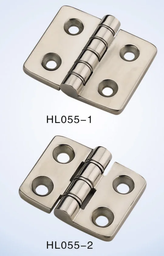 HL055-1-2 Electric cabinet box control cabinet power cabinet hinge 304 stainless steel countersunk hole  6PCS