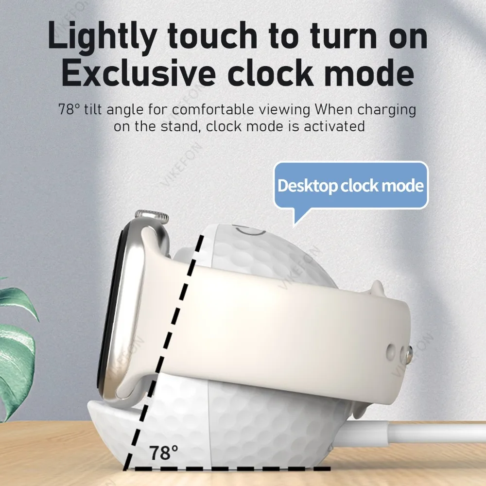 

Smart Watch RGB Light Wireless Charger Stand For Apple Watch Series 11 10 9 8 7 6 5 4 3 2 1 SE/SE 2 Ultra 3/2 Fast Charging Dock