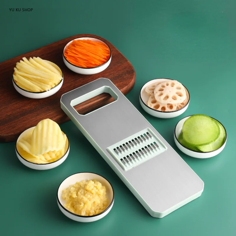 

Vegetable Cutter Multifunctional Slicer Potato Shreds Artifact Household Kitchen Potato Slicer Grater Shredder Scraper Shredder