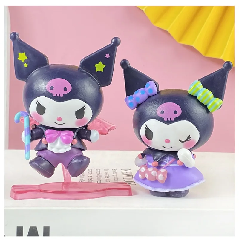 Sanrio Figure Blind Box Melody Kulomie Yugui Dog Pacha Dog Toy Doll Egg Twisting Doll Machine Ornament