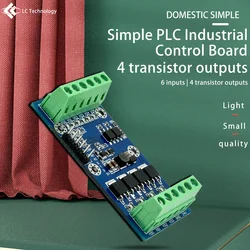 Domestic simple PLC industrial control board compatible with Mitsubishi FX3U 6-channel input and 4-channel transistor output