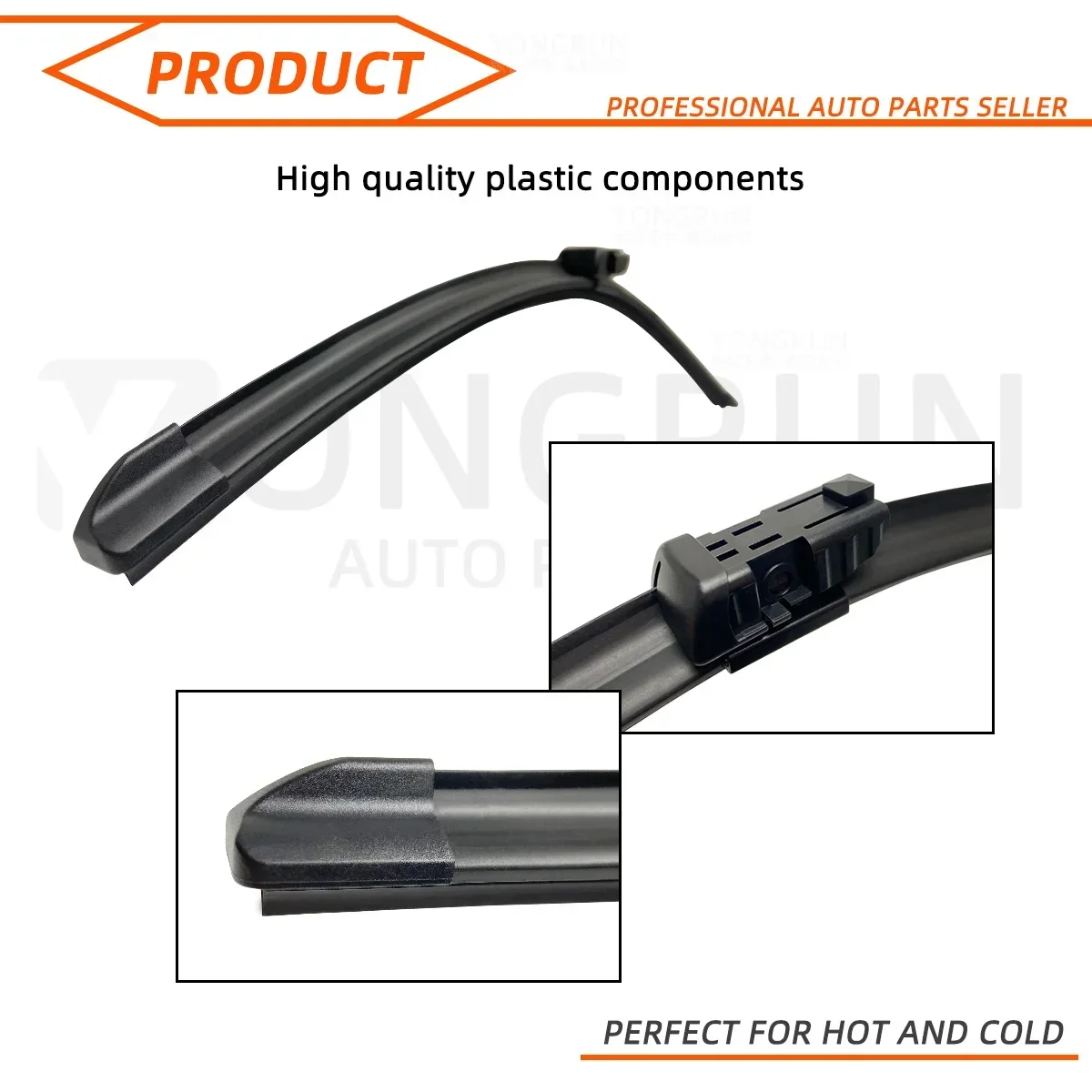 Wiper depan untuk Buick Verano 2012-2017 karet bilah Wiper 26 "+ 24", aksesori kaca depan mobil 2014 2015 2016 2017