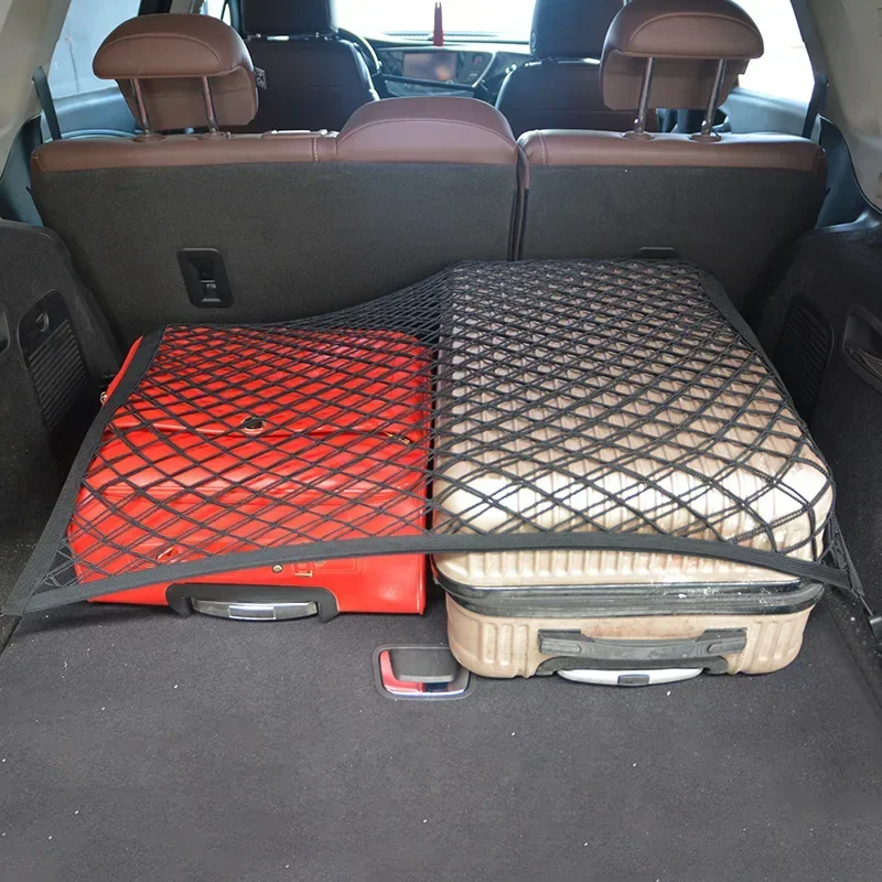 

Car Trunk Net Boot String Mesh Elastic Nylon Rear Back Cargo Trunk Storage Organizer Luggage Net Holder Car Accessories