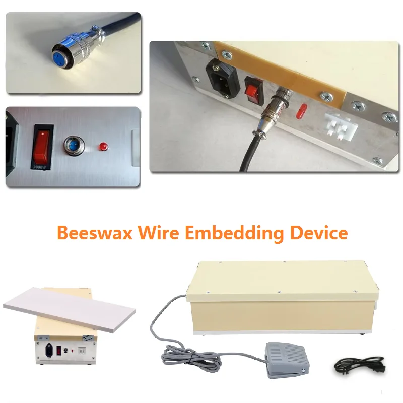 

Automatic Electric Wire Embedder Beeswax Wire Embedding Device Beeswax Foundation Sheet Assemble Beehive Installer Equipment