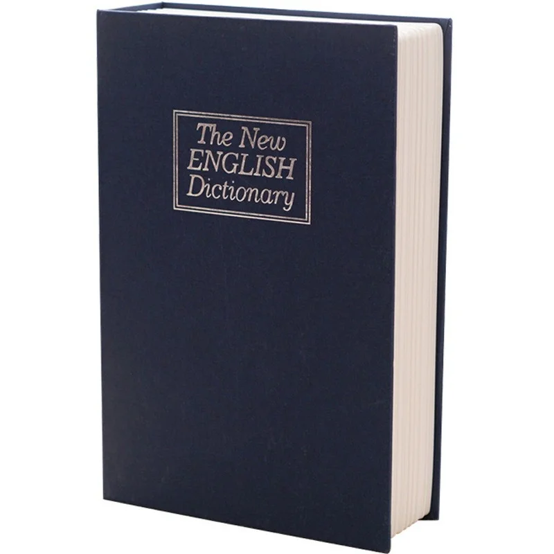 Woordenboek Mini Boek Veilig Key Locker Geld Verborgen Secret Safe Key Safe Cash Geld Munt Opslag Sieraden Lock Box