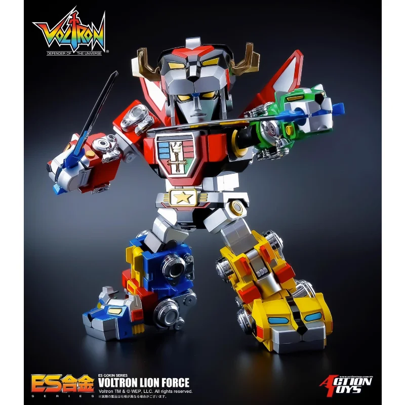 ACTION TOYS Voltron Infinity Gokin ES Alloy 5-in-1 Detachable Warrior Collectible Toy