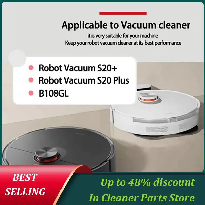 

Satisfied For Xiaomi S20 Plus S20+ Robot Vacuum Cleaner Main Side Brush Hepa Filter Replacement Parts Accessories