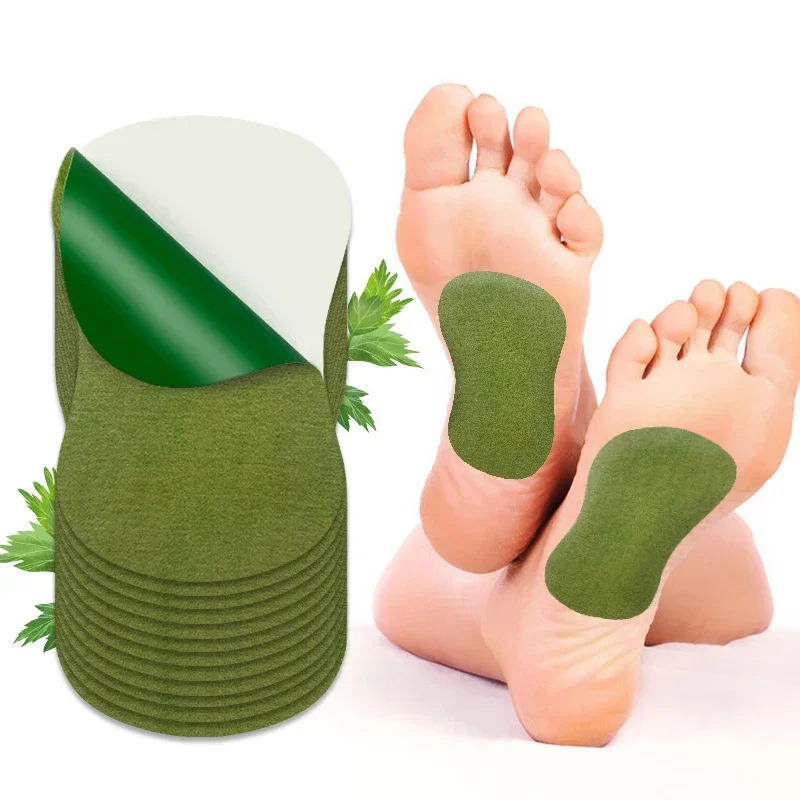 20/40pcs Wormwood Foot Patches Detox Deep Cleansing Foot Pads Natural Herbal Help Sleep Foot Care Stickers Relieve Stress Paster