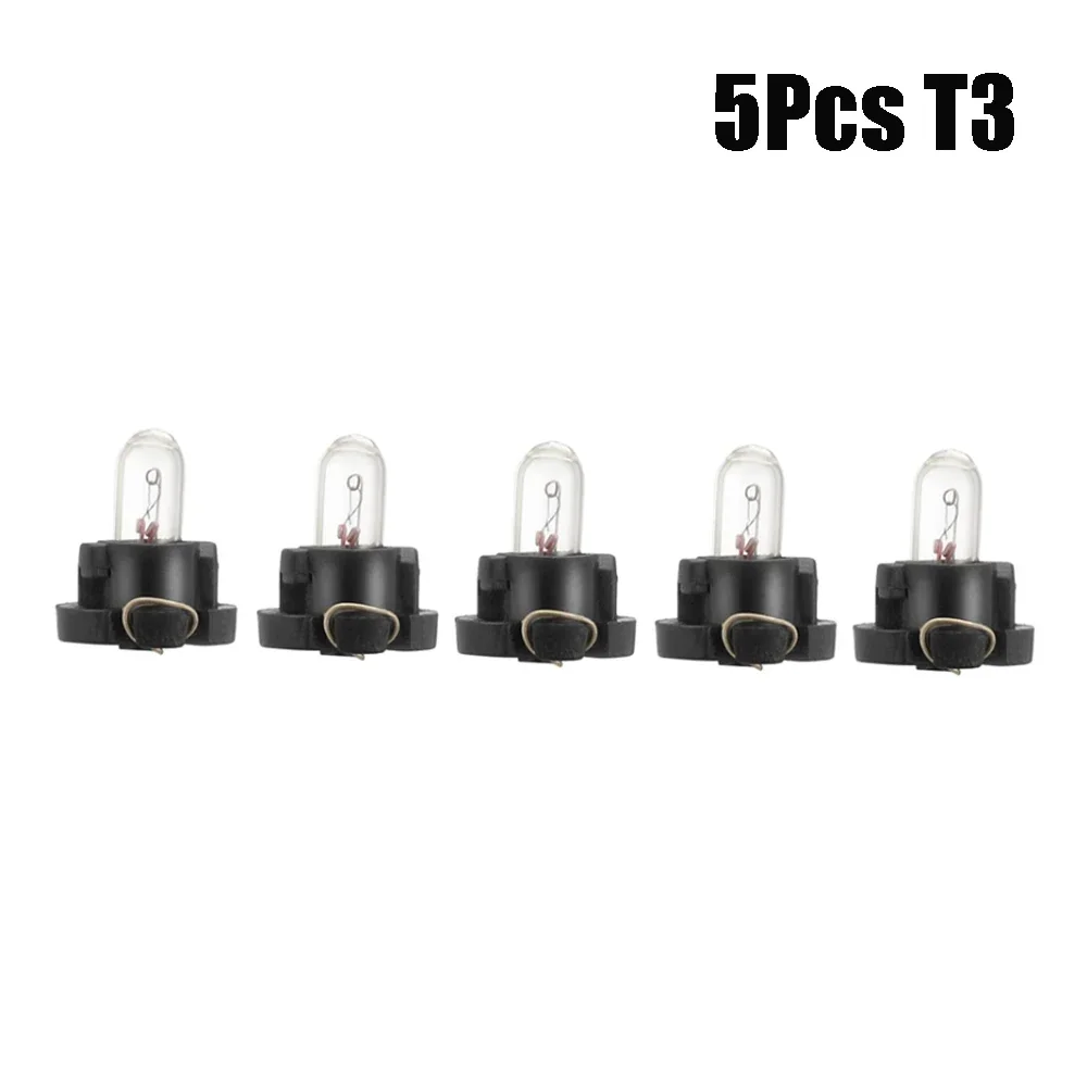 T3 T4.2 Led Bulbs Car Interior Lights Auto LED Instrument Bulb Halogen Bulbs Warming Indicator Lamp 12V Yellow Car Parts