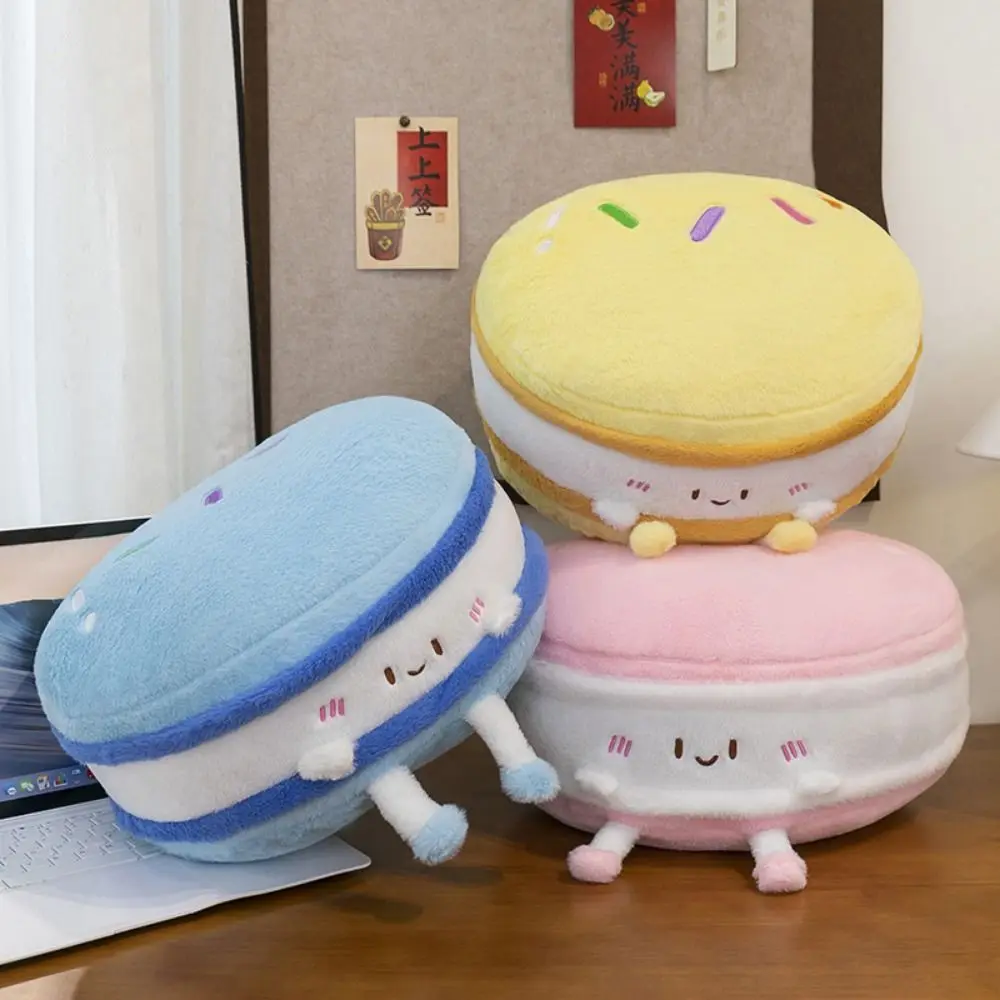 

PP Cotton Hamburger Buns Plush Toy Biscuit Simulation Bread Anime Fluffty Toy Cartoon Collection Hamburger Buns Soft Doll