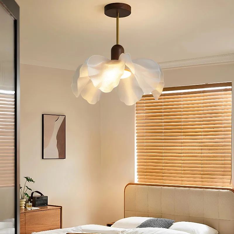French Style Bedroom Pendant Light With Ancient Wabi Sabi Style Design Retro Aesthetic Bedroom Lighting LED Indoor Pendant Light