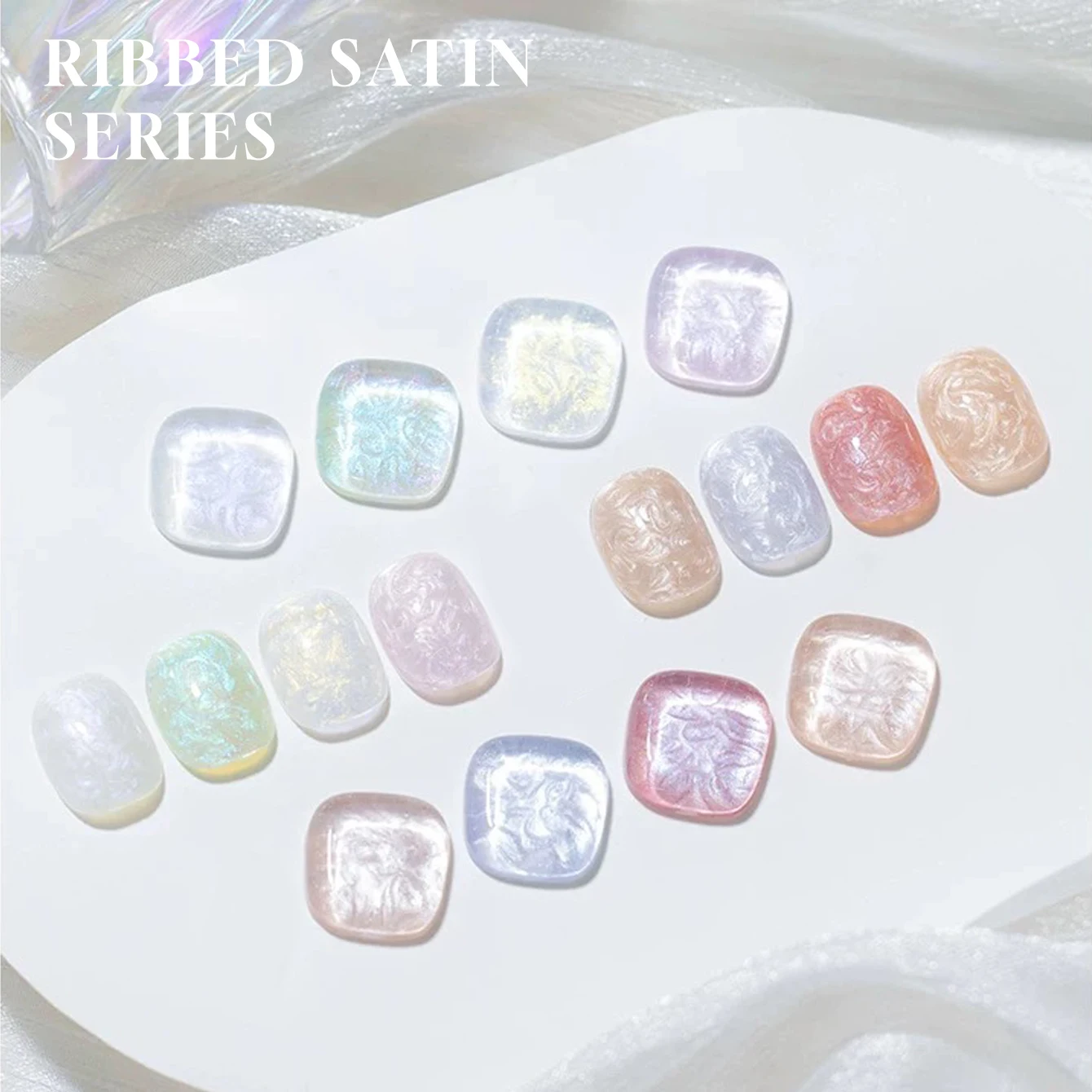 12 مللي 2025 شتاء جديد شل الموضوع هلام البولندية مع أم اللؤلؤ واللؤلؤ البريق قزحي الألوان الخيال مانيكير مسمار الفن النهاية