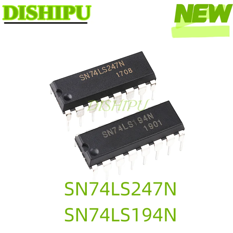 5PCS SN74LS194 SN74LS221 SN74LS247 SN74LS248 SN74LS279 SN74LS283 SN74LS390 SN74LS595 Chip integrated IC is inserted into DIP-16