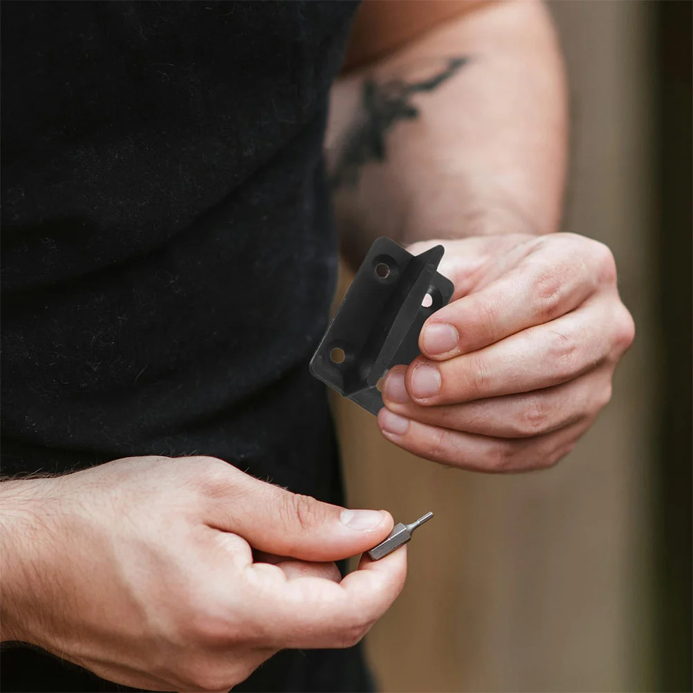 8 pçs de aço inoxidável porta do celeiro guia inferior piso rolamento retentor armário porta deslizante trilho guias rolo antisway