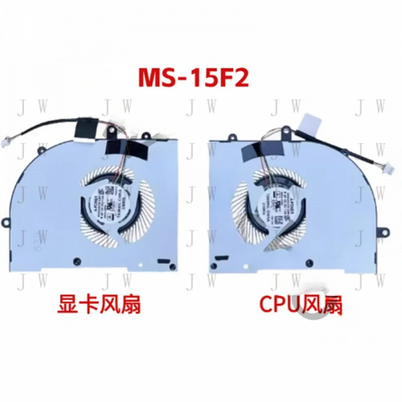 DDZ جديد لـ MSI Stealth 16 Studio A13VE A13VF A13VG MS-15F2 مروحة تبريد وحدة المعالجة المركزية ووحدة معالجة الرسومات DC5V