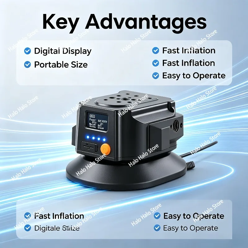 Mini multi-functional 3-inch electric suction cup lasting adsorption automatic detection anti-falling car photography base