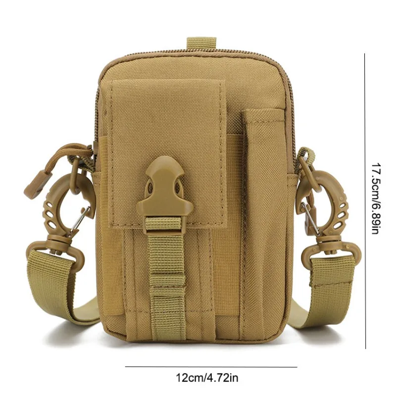 Bolsa de cintura táctica Molle para caza al aire libre, bolsa de herramientas EDC, organizador de gadgets de utilidad, paquete de chaleco, monedero,