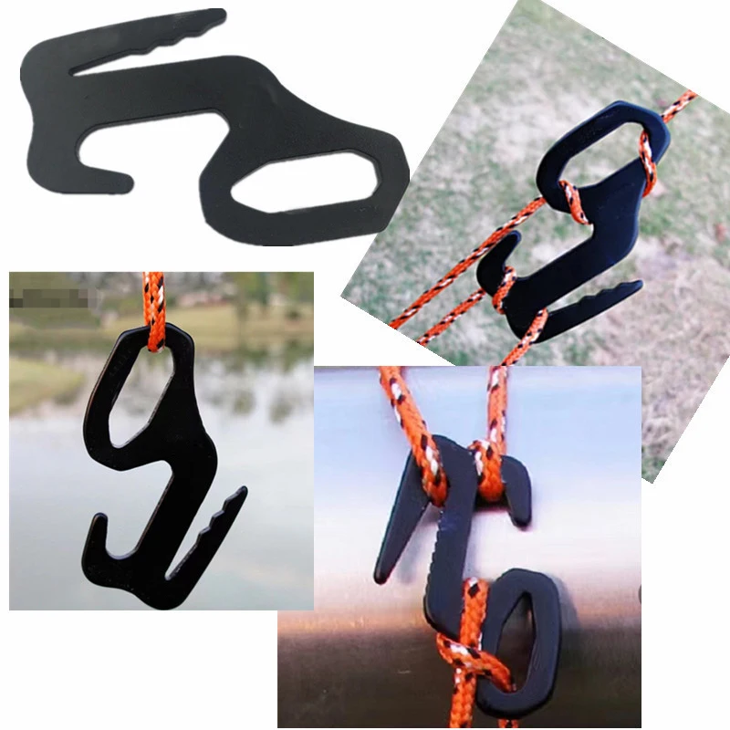 Aluminum Alloy Hook Tight Rope Luggage Packaging Hooks,Fastening Hooks, Rope Buckles,Canopy tents,Wind Rope Buckles