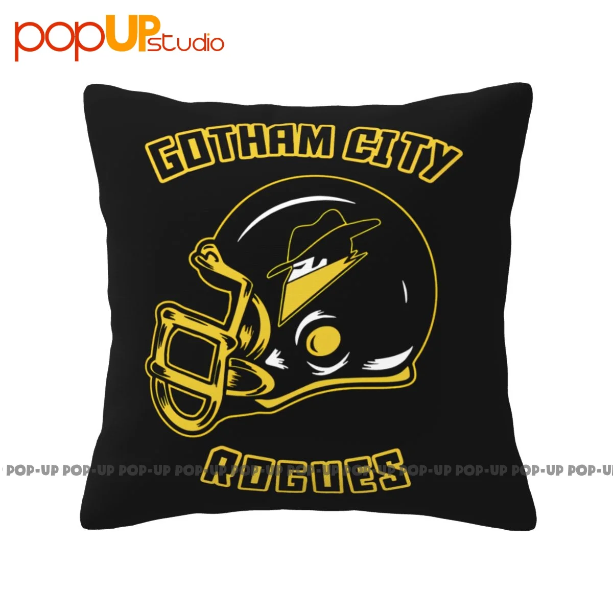 Spring Gotham City Rogues Football Bat Man Movie Team Baddies Pillowcase Throw Pillow Cover Home Decor