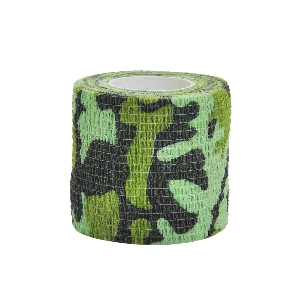 1/6/10 pcs land Elastic Outdoor Hunting Camouflage Stealth Tape Waterproof Wrap Durable Self Adhesive Elastic Bandage