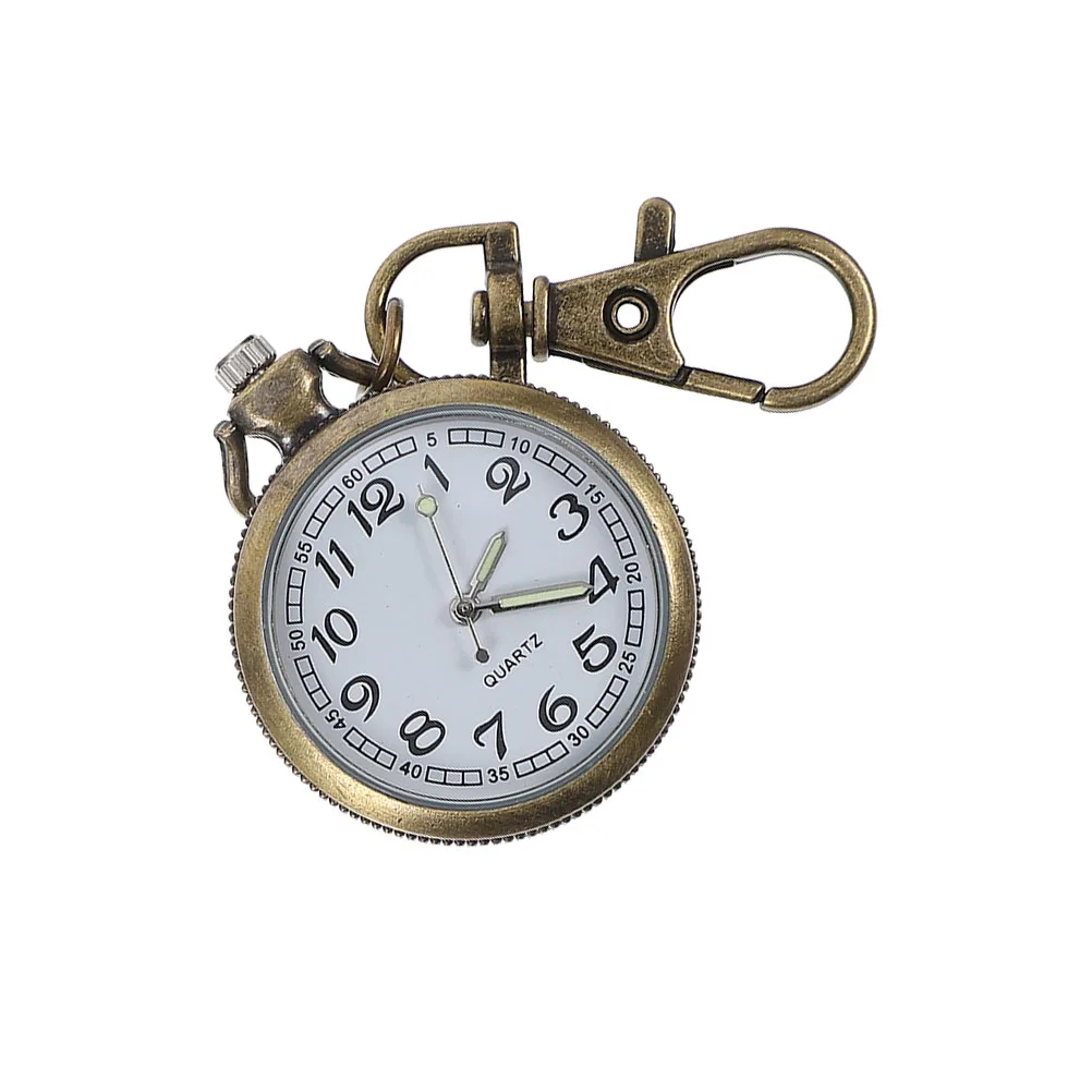 

Zinc Alloy Nurse Watch Keychain Watches for Men Women Elderly Kids Exam Casual Portable Lightweight Buckle Design