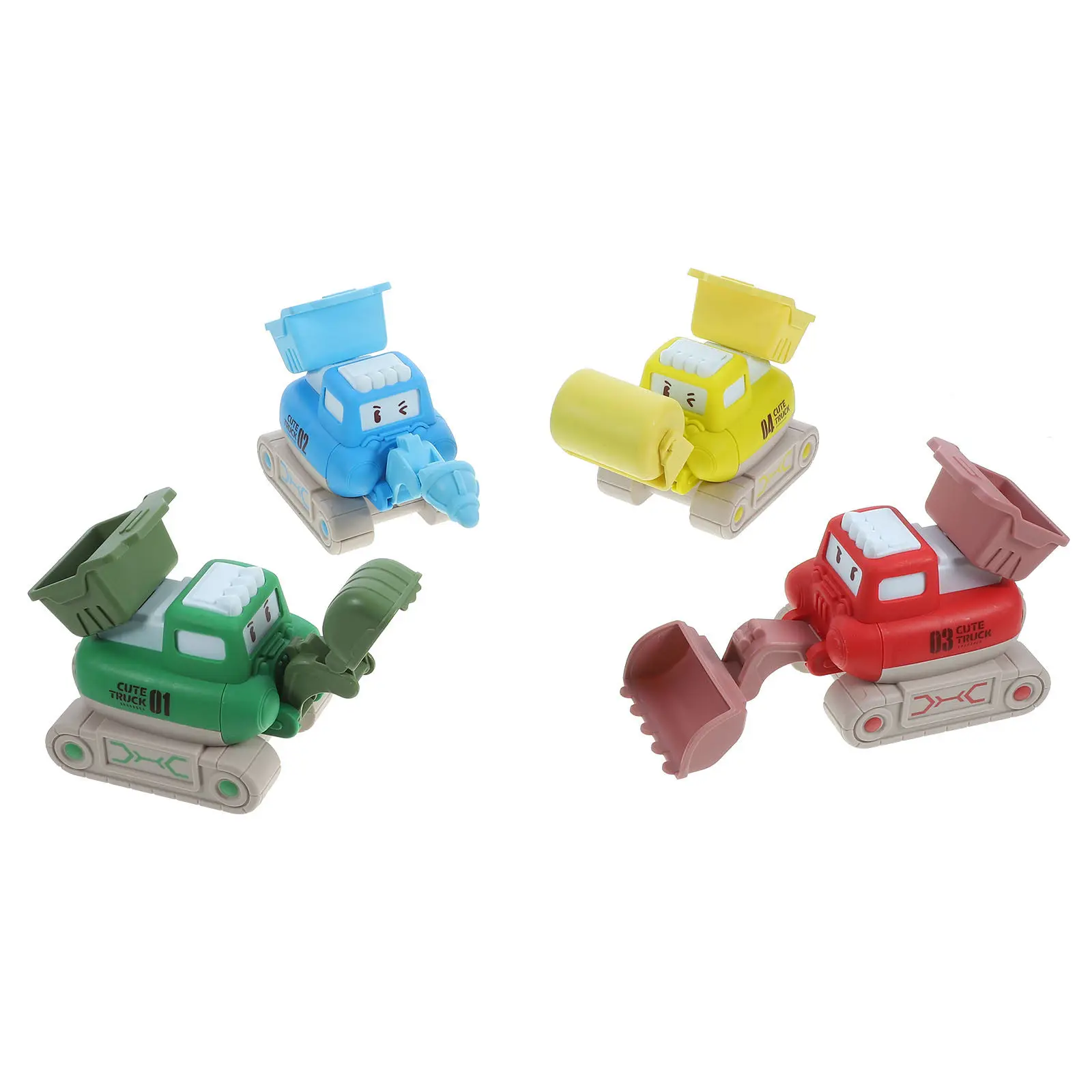 

1Set Inertia Press Construction Vehicle Mini Small Plastic Construction Vehicle for Kids Creative Role Play Education