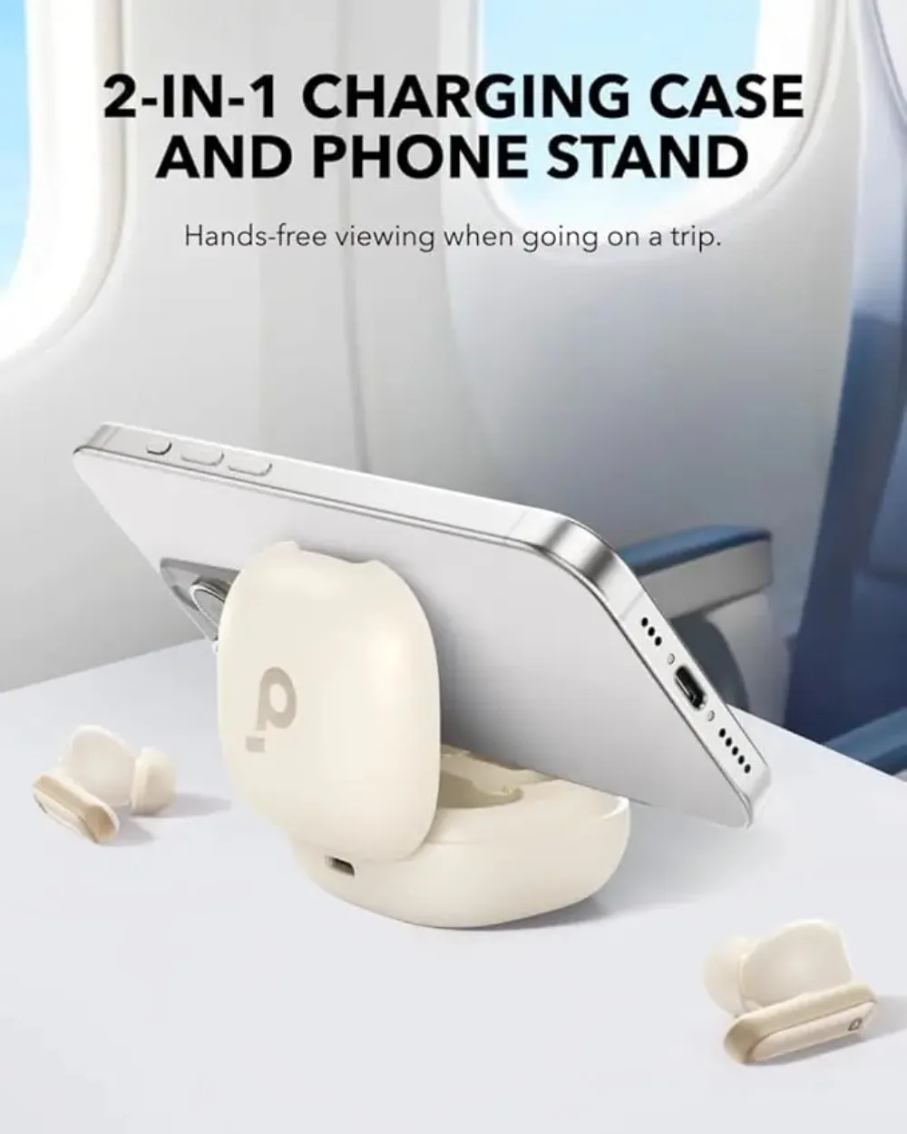 Soundcore P40i Over Ear Adaptive ANC Headphones Bluetooth 5.3 LDAC Hi-Res 60H Playtime Foldable Wireless Headset With Mic view 2