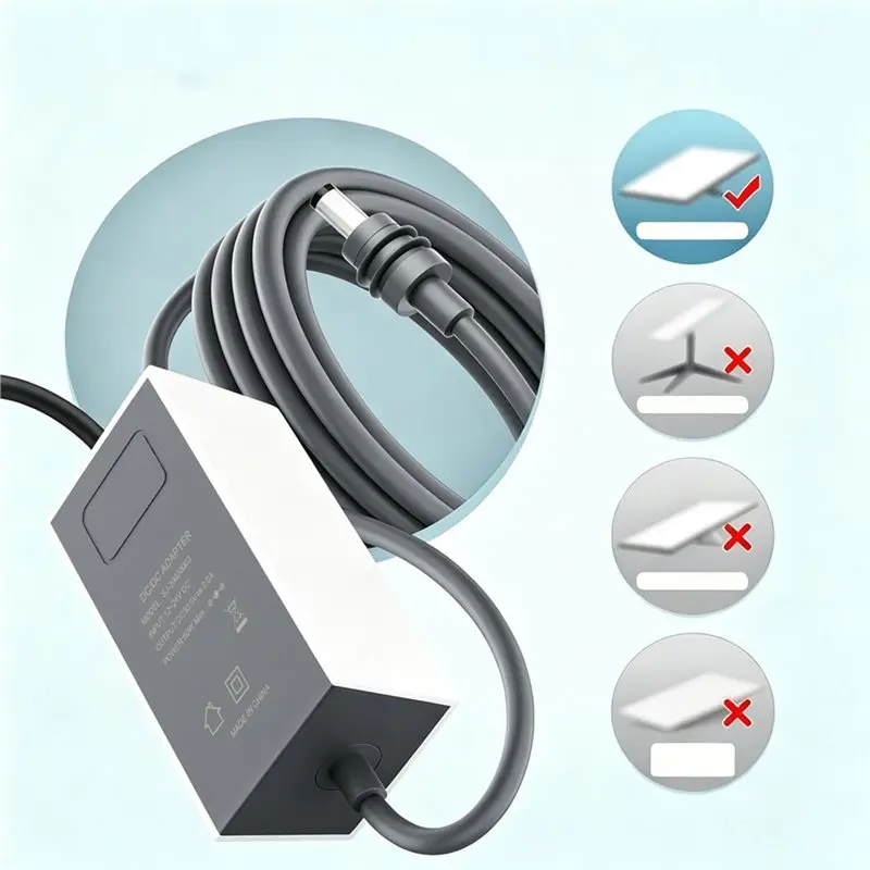 A82M-For Starlink Mini DC Booster Adapter 12V/24V To Boost 30V 2A Power Supply With Car Alligator Clips 18AWG Cable