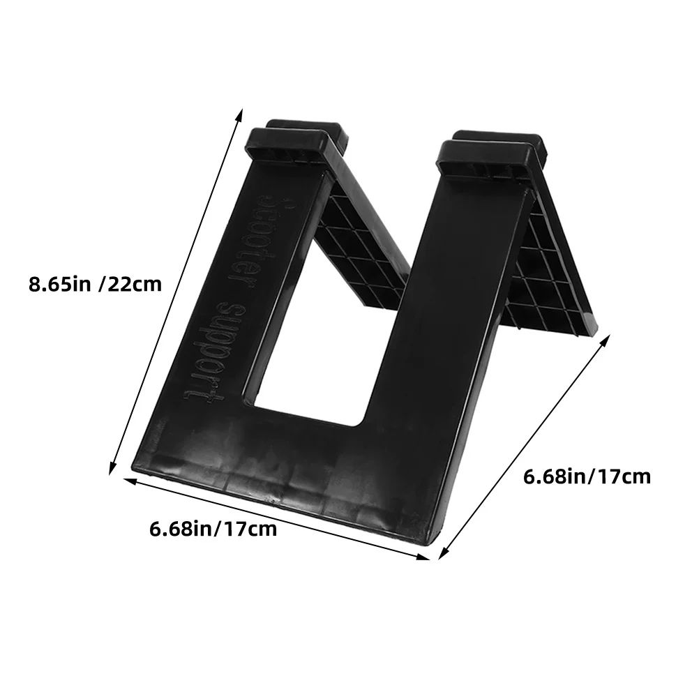 حامل سكوتر محمول لدعم ركن السيارة، مادة قوية، سهل الحمل، تصميم عصري، حامل دراجة، حامل دراجة ركن السيارة #6