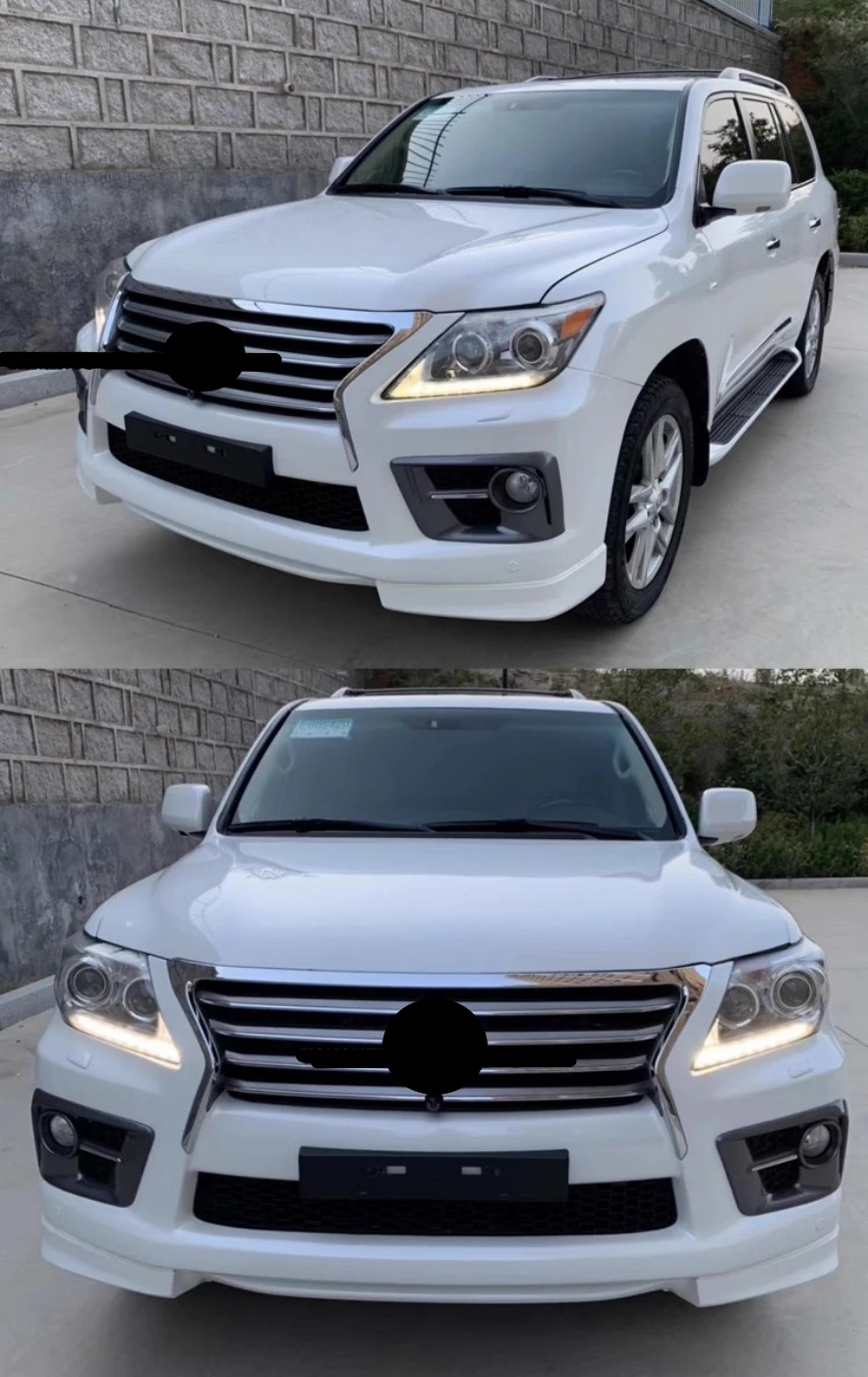 Front Rear Lip Bottom Grill Fog Lamp Frame Assembly for Lexus LX570 2012 2013 2014 2015 modified Auto Accessories