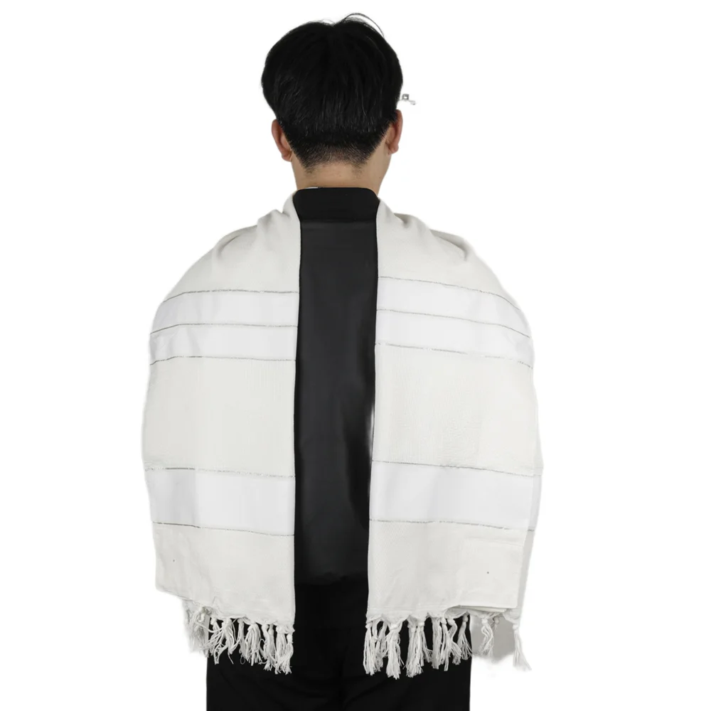 Jewish Tallits Scarfs 140x180cm Messianic Talit Shawl Israel Hanukkah Gift Tassel With Bag