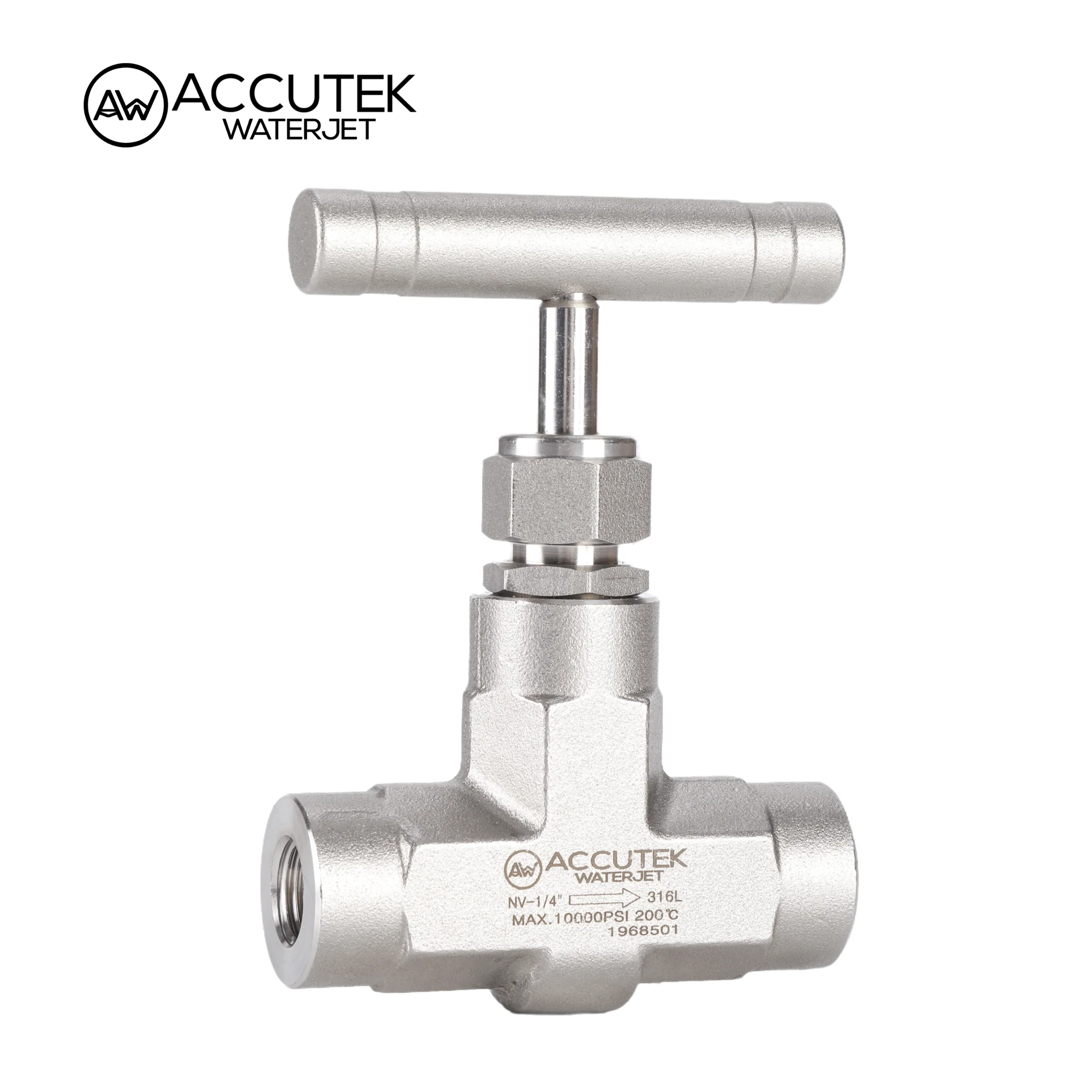 

AW® 316 Stainless Steel Forged-Body Needle Valves High Pressure (10000Psi) Panel 70Mpa Straight Pattern Regulating Stem