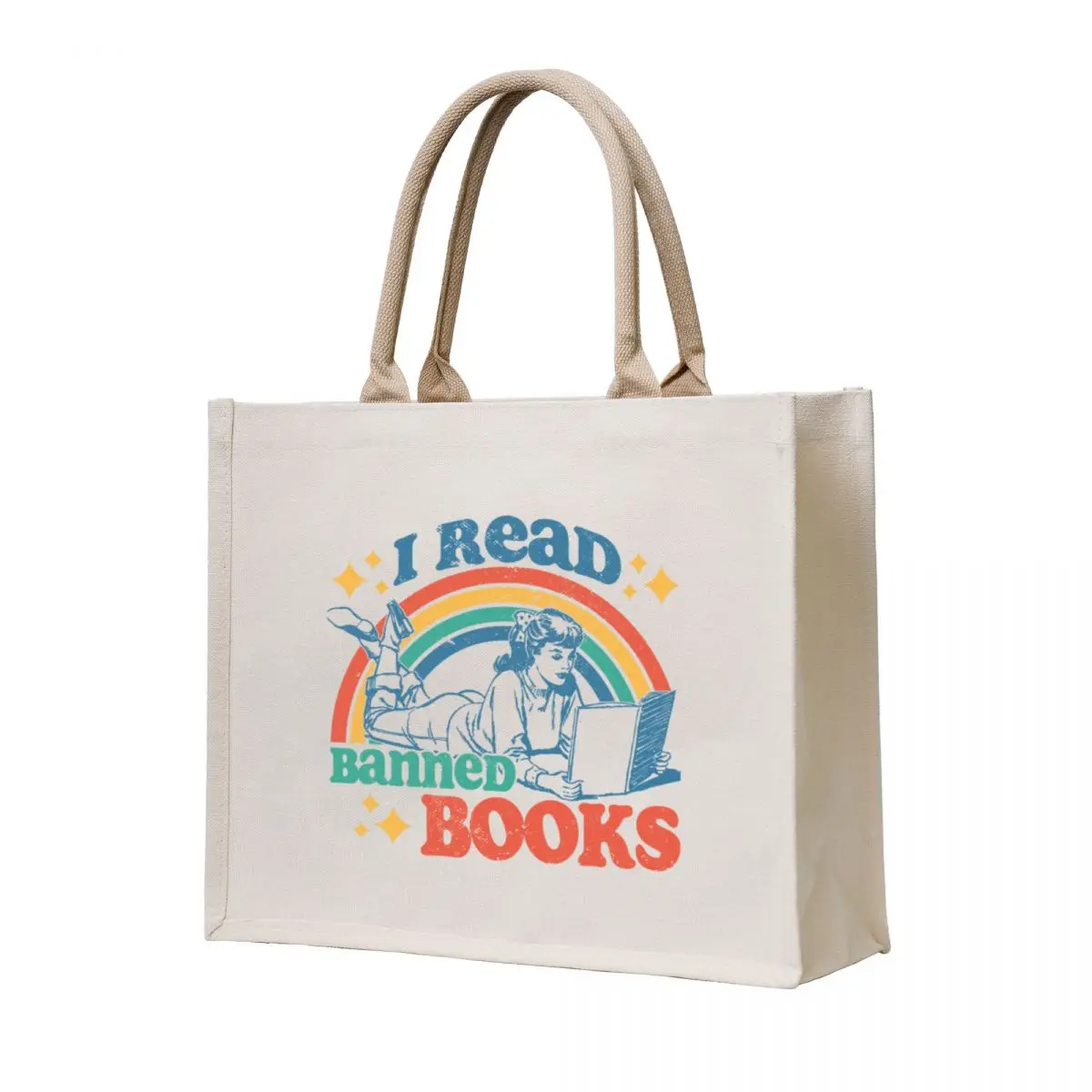 

I Read Banned Books - Banned Books Tote Bag personalized tote bag personalized tote Shopper