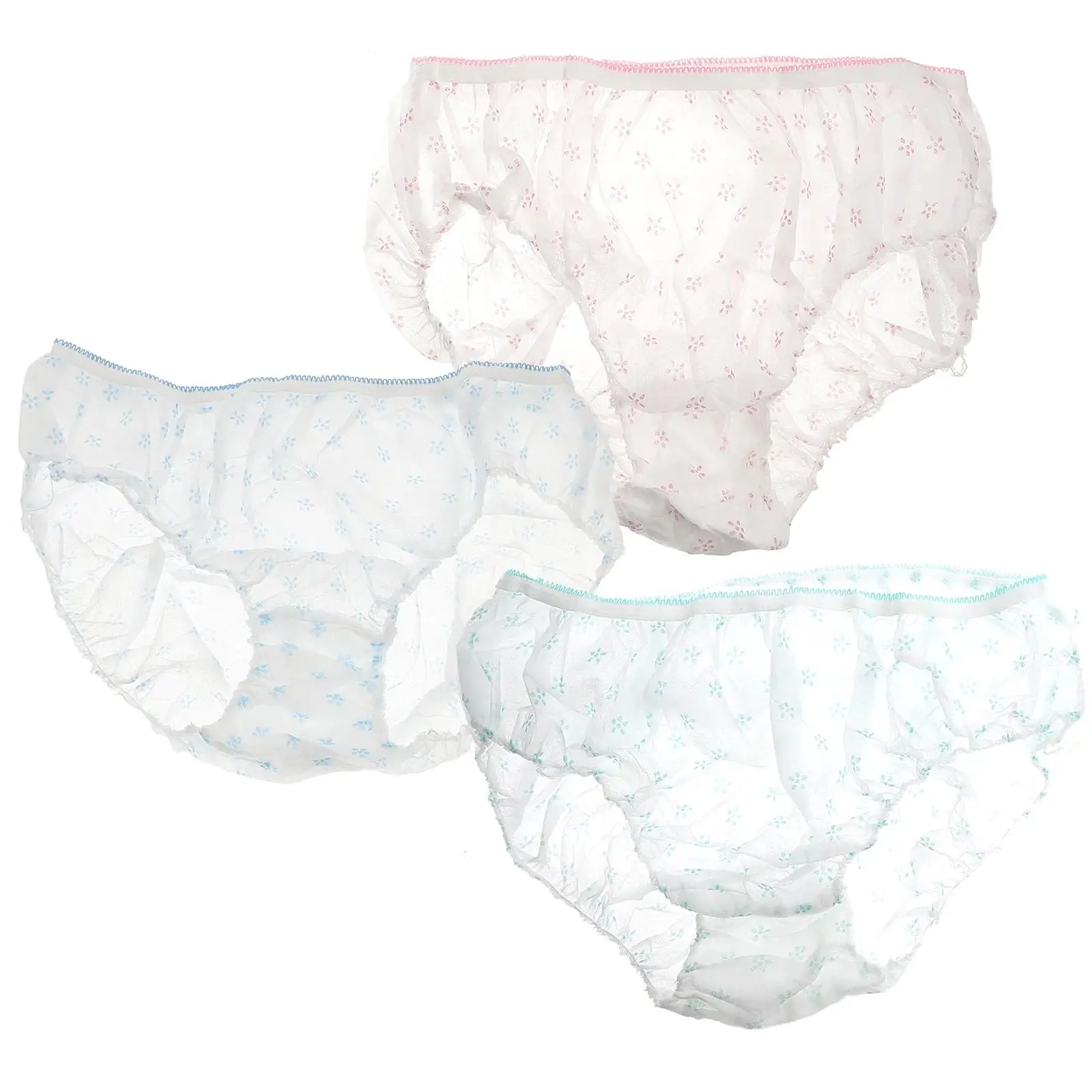 

7Pcs Disposable Panties Women Breathable Underwear Soft Non-Toxic Travel Business Postpartum Underpants Ladies Intimate Wear