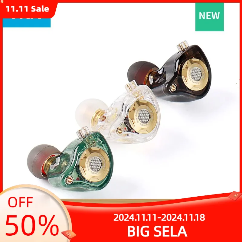 TRN MT1 Pro Hi-FI 1DD Dynamic In-ear Earphone Drive HIFI Bass Metal Monitor Running Sport Headphone For Xiaomi/Huawei/Iphone