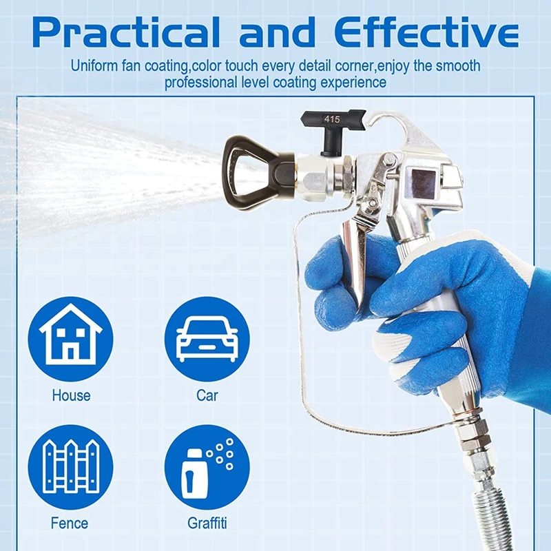 PORK-12Pcs 스프레이 팁 에어리스 페인트 분무기 팁, 에어리스 노즐 팁, 에어리스 스프레이 기계용 페인트 액세서리