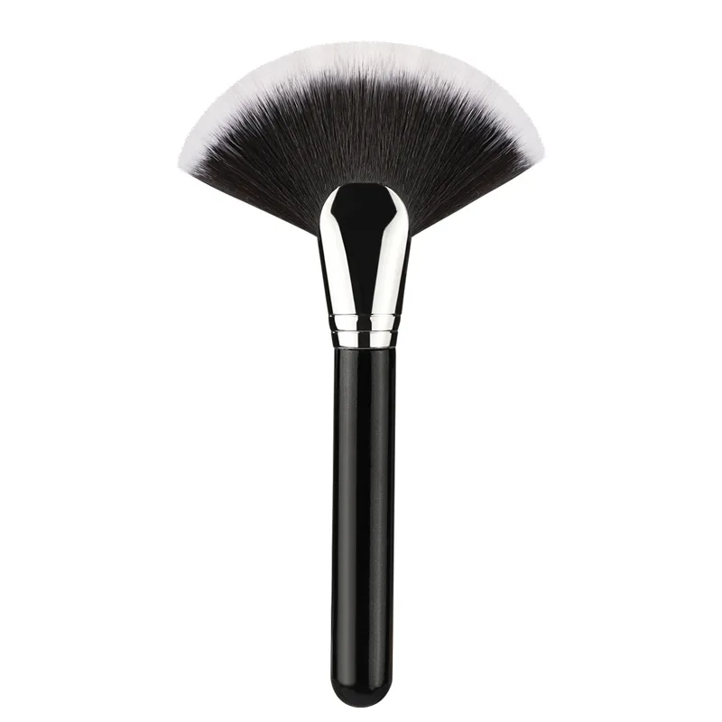 Fan Even Highlight Pinsel Faser Haar Finishing Puder Pinsel Make-up-Tools