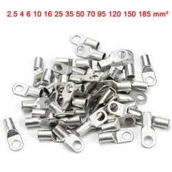 SC- 2.5 4 6 10 16 25 35 50 70 95 120 150 185 Wire Nose Copper Terminals Battery Cable Lugs Screw Hole M5 M6 M8 M10 M12 M14 M16