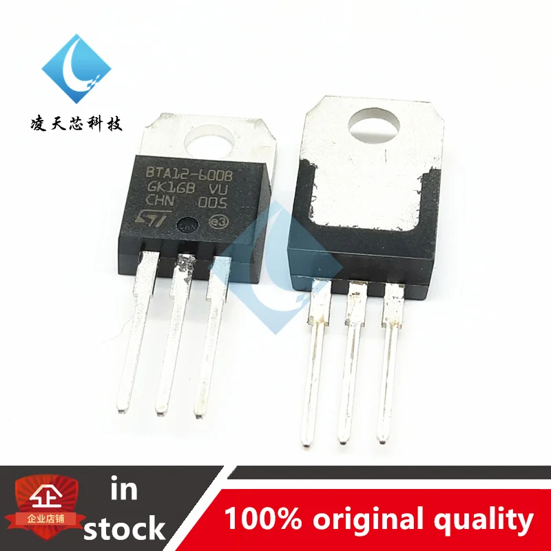 

5PCS BTA12-600B BTA12-600 TO-220 Bidirectional Silicon Controlled Rectifier 600V/12A